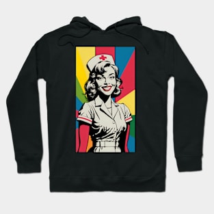 Retro nurse pop art Hoodie